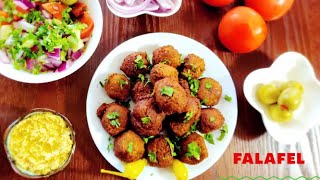Falafel Recipe | How to Make Falafel | Middle Eastern Food | Crispy Fried Chickpea Falafel |