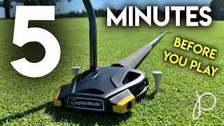 DRAIN 3FT PUTTS! Do this 5 minutes before you play golf....