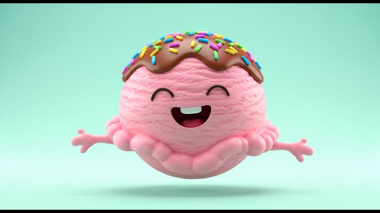 My Ice Cream Is Wearing Glasses | Funny Kids Song and Nursery Rhyme