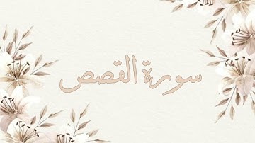 تلاوة خاشعة ناصر القطامي سورة القصص بدون اعلانات جودة عالية
