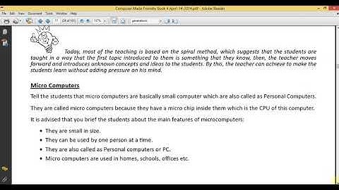 Class 4 Computer Unit 2 Lesson 24 Jul 2020