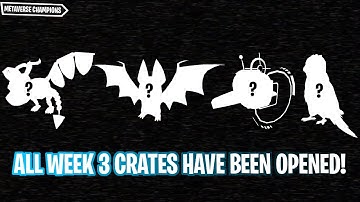 All WEEK 3 Crates have been opened! | Metaverse Event