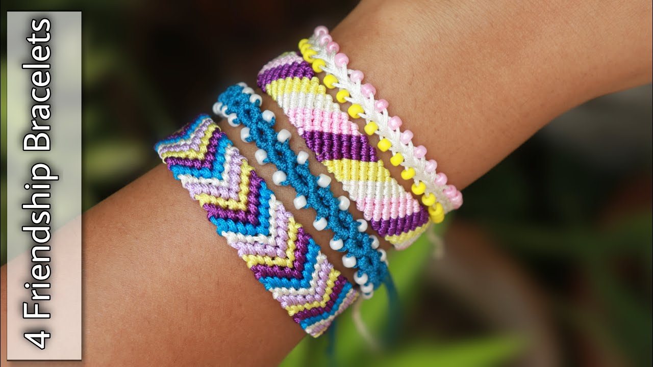 DIY Friendship Bracelets | How To Make Bracelets At Home| Creation&you ...