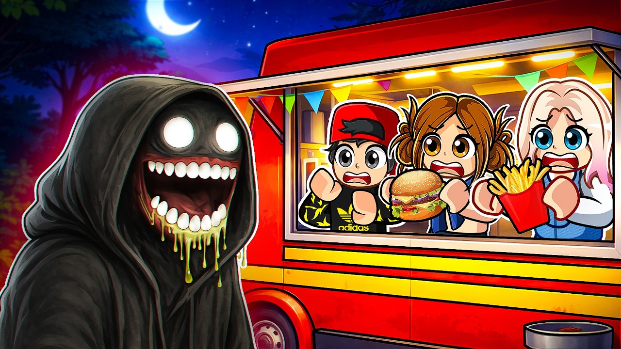 Yemek Kamyonunda Hamburgerci Olduk🍟 Ama Gece Her Şey Değişti😮 Roblox Dead Meals