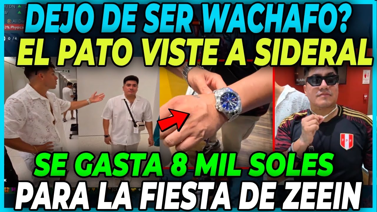 🤣DEJO SE SER WACHAFO?🤣 SIDERAL SE GASTA MAS DE 8 MIL SOLES EN SU OUTFIT PARA LA FIESTA DEL ZEEIN