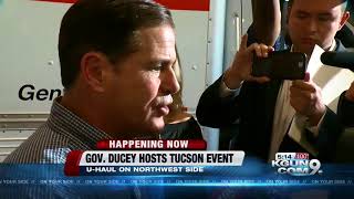 Ducey comments on Trump's executive order at campaign event