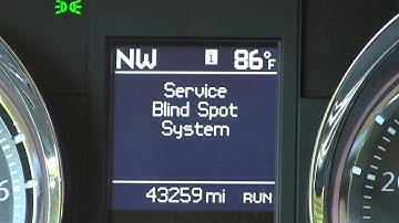 Blind Spot Detection System Repair/Fixed Town and Country Dodge Chrysler "Service Blind Spot System"