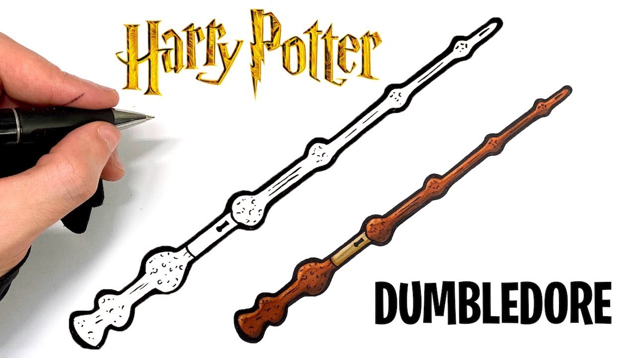 Featured image of post Harry Potter Wand Drawing Easy We think this is a great gift for a tech lover who also loves harry potter