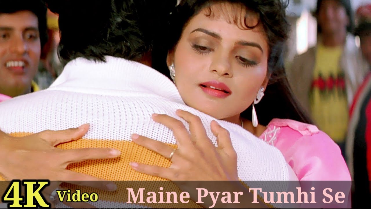 Maine Pyar Tumhi Se Kiya Hai 4K Video Song  Phool Aur Kaante  Ajay Devgn Madhoo Kumar Sanu HD