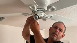 Home Depo 44' Clarkson II Indoor Ceiling Fan Installation