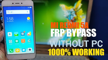 MI Redmi 5A FRP/Google Account Bypass Without Pc | 1000% Working Trick