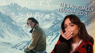 SOCIETY OF THE SNOW (2023) MOVIE REACTION - THIS IS A TRUE STORY?? - First Time Watching