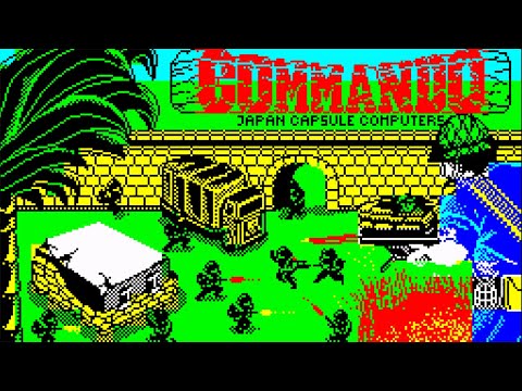 Commando. ZX Spectrum. Прохождение
