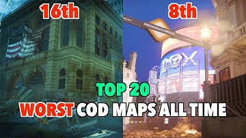 TOP 20 WORST Call of Duty Maps of All Time
