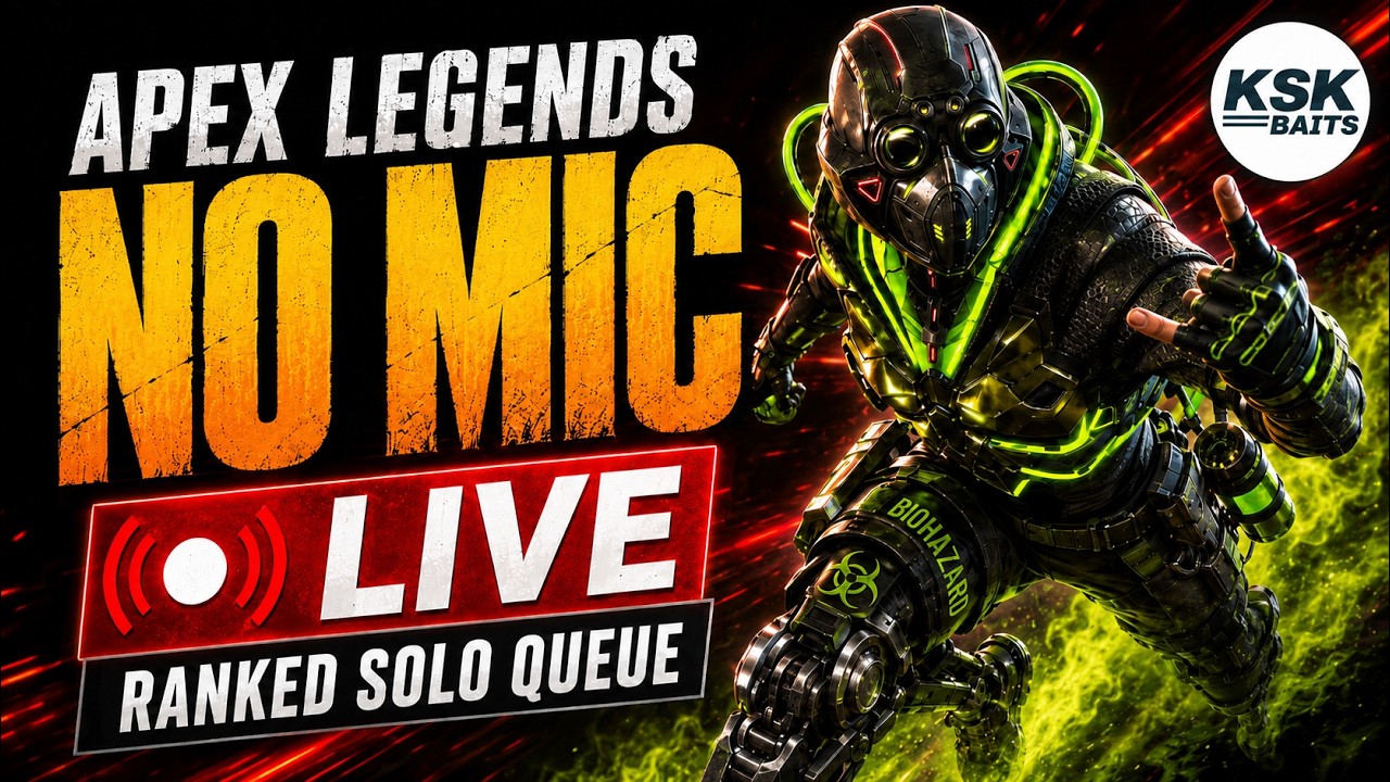 Apex Legends LIVE [No Commentary] | Chill Ranked Solo Queue