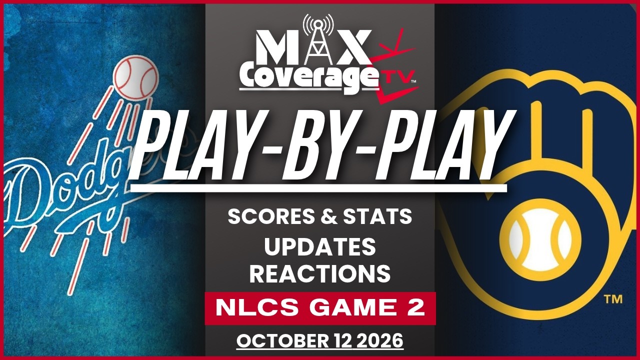 🔴GAME 2 - Los Angeles Dodgers vs Milwaukee Brewers - NLCS - Play-By-Play (10/12/26)