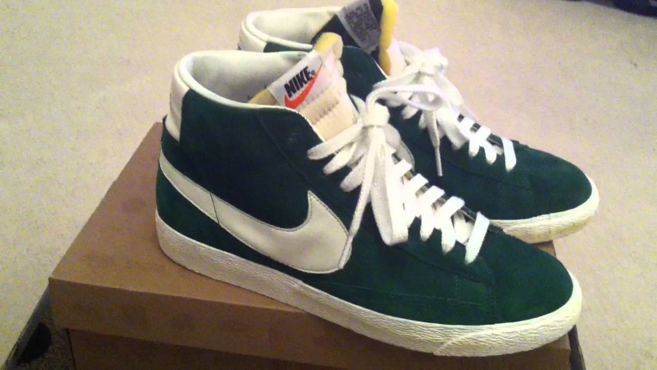 nike blazer mid vintage green