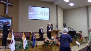 Dr. F. C. Lasater in the World Mission Conference 2016 at Bible Baptist Church in Victorville, CA.