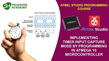 TIMER INPUT CAPTURE PROGRAMMING IN ATMEGA16 | ATMEL STUDIO PROGRAMMING COURSE | T- 25