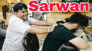 Sarwan intense head massage with neck cracking | indian
