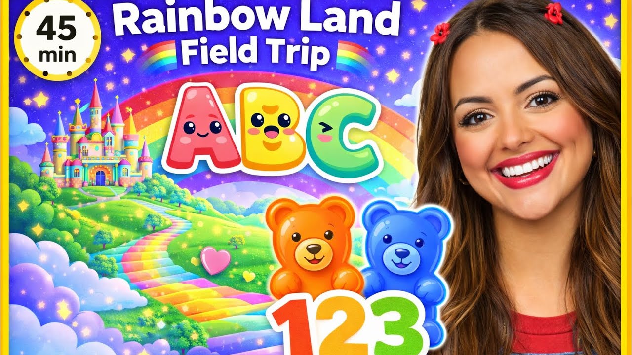 Rainbow Land | Ms. Julie’s World | A REAL teacher! | Preschool Learning