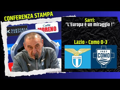 Video Maurizio Sarri in conferenza stampa post Lazio-Como 0-3