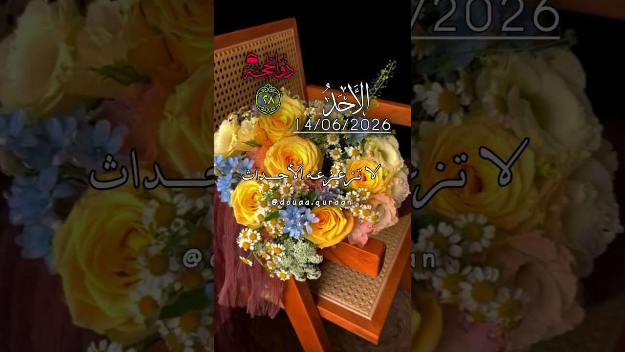 الأحد 14 جوان 2026 دعاء
