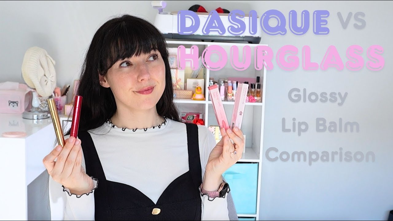 Dasique VS Hourglass l Glossy Lip Balm Comparison