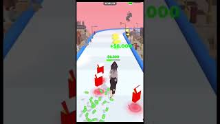Money Run 3D/All Level Gameplay Mobile Game/IOS & Android /Girl clean Run Android & IOS #shors screenshot 4