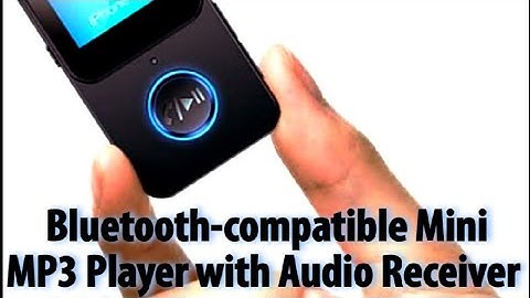 Bluetooth-compatible Mini MP3 Player with Audio Receiver 5.0 LCD Screen Portable Clip Music Player w