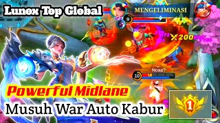 Powerful Midlane Combo Ulti Lunox Top Global Mobile Legends | Build Top 1 Global