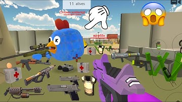 BattleRoyalePvP Chicken Gun Game || Pro VS Hacker || Android GamePlay FHD