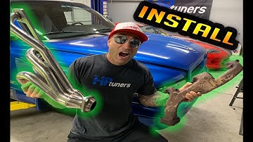 Dodge Shorty Header Install 5.2L 5.9L Magnum V8