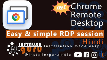 Easy & Simple RDP (remote desktop) session with Google Chrome (Hindi)💻🔥 #rdp #chrome #remoteaccess