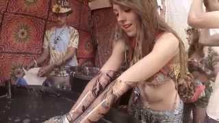 Body Paint Session at Electric Forest 2015 // Sound \u0026 Silence Live