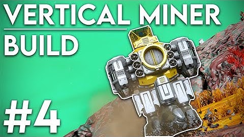 Vertical Mining Ship! - Solo Survival #4 (Space Engineers)