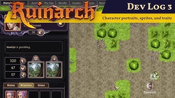 Ruinarch Devlog #3  New Character Portraits, Sprites, and Traits!