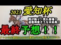 【最終予想】2023愛知杯!水分を含む荒れ馬場と先行有利コースが絶妙に難しい!本命馬は道悪で強烈に末脚発揮?