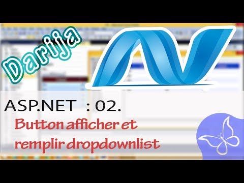 ASP.NET : 2. Button afficher et remplir dropdownlist en Asp.Net C#