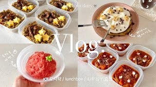 -2kg 뺀 !! 저속노화 도시락 밀프렙으로 다이어트 하는 법 &amp; 살 빠지는 디저트 만들기🥞🍧 (+ 쿠쿠미식컬렉션 무선 핸드블렌더)