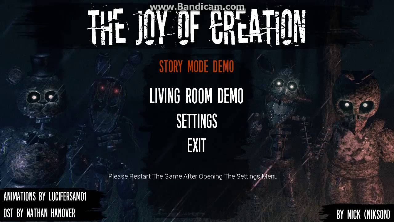 The Joy of Creation: Reborn | Story Mode Demo (Freddy Jumpscare) - YouTube
