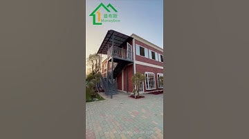 Container classroom, prefabricated School