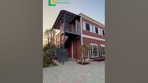 Container classroom, prefabricated School