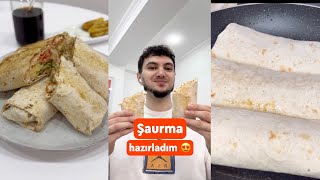 Şaurma resepti - ASAN, DADLI VƏ SADƏ Hazırlanması 😍