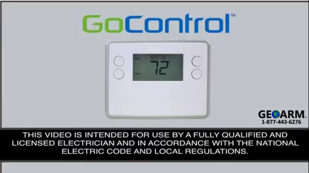 2GIG Co!Control: DIY Install of the GCTBZ48 Smart Thermostat - YouTube