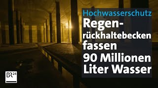 Regenrückhaltebecken unter der Stadt | Abendschau | BR24