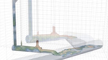 Tangential Dropshaft | FLOW-3D HYDRO