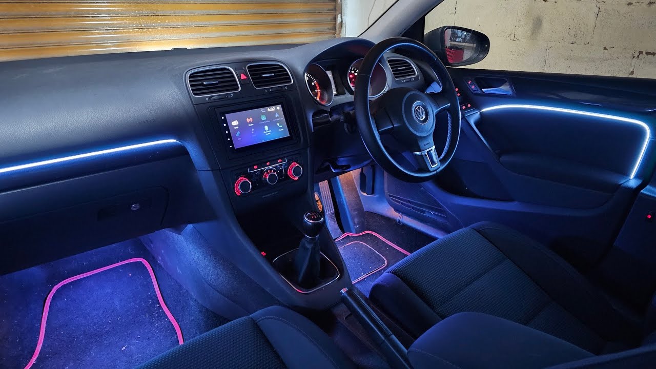 Vw Golf 7 Led Rückleuchten Nachrüsten Anleitung Installing Ambient Lighting LED Bead Kit | VW Golf MK6 Mods | RGB LED