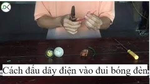 Cách đấu dây điện vào đui bóng đèn . Xem ngay tại đây ! Anh Thợ Điện Official.