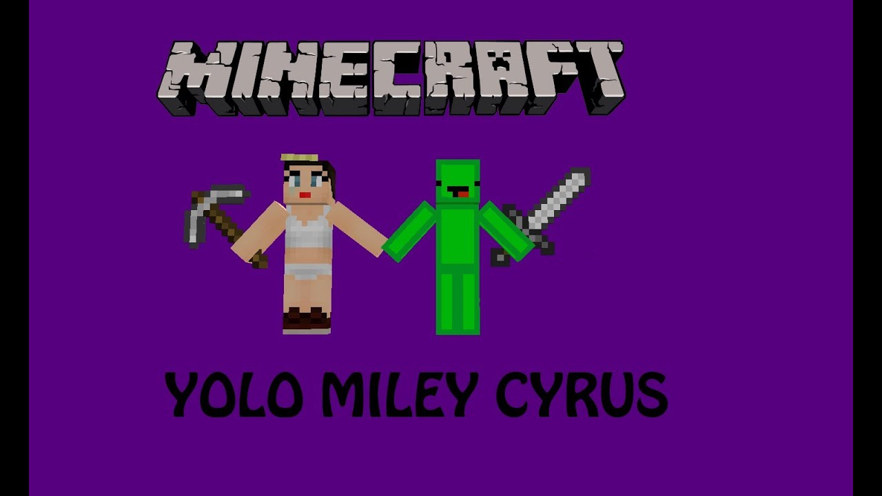 Minecraft Minigame Walls YOLO MILEY CYRUS (Jim and Grafite) YouTube